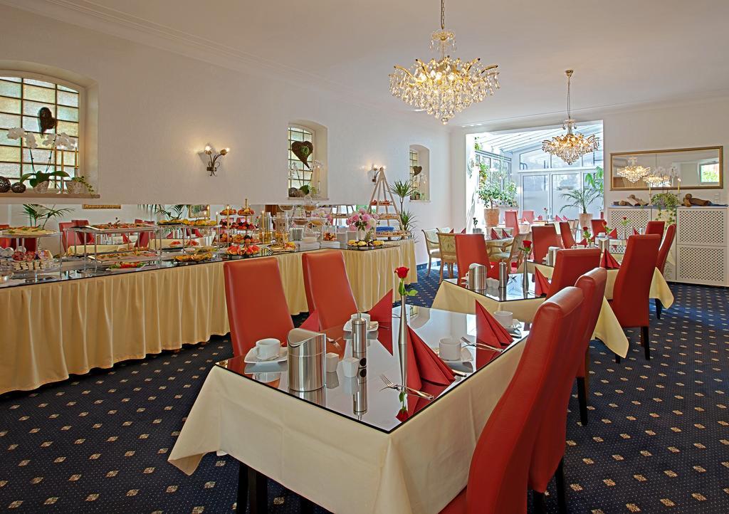 Hotel Goldene Rose Heidelberg Restaurante foto
